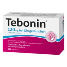 Tebonin 120 mg bei Ohrgeräuschen